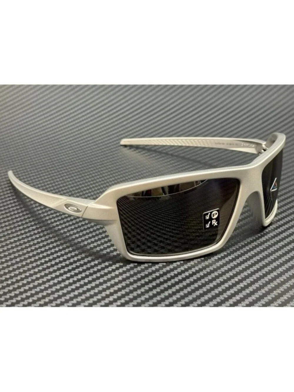 New Oakley Men Silver Sunglasses 63-14-131